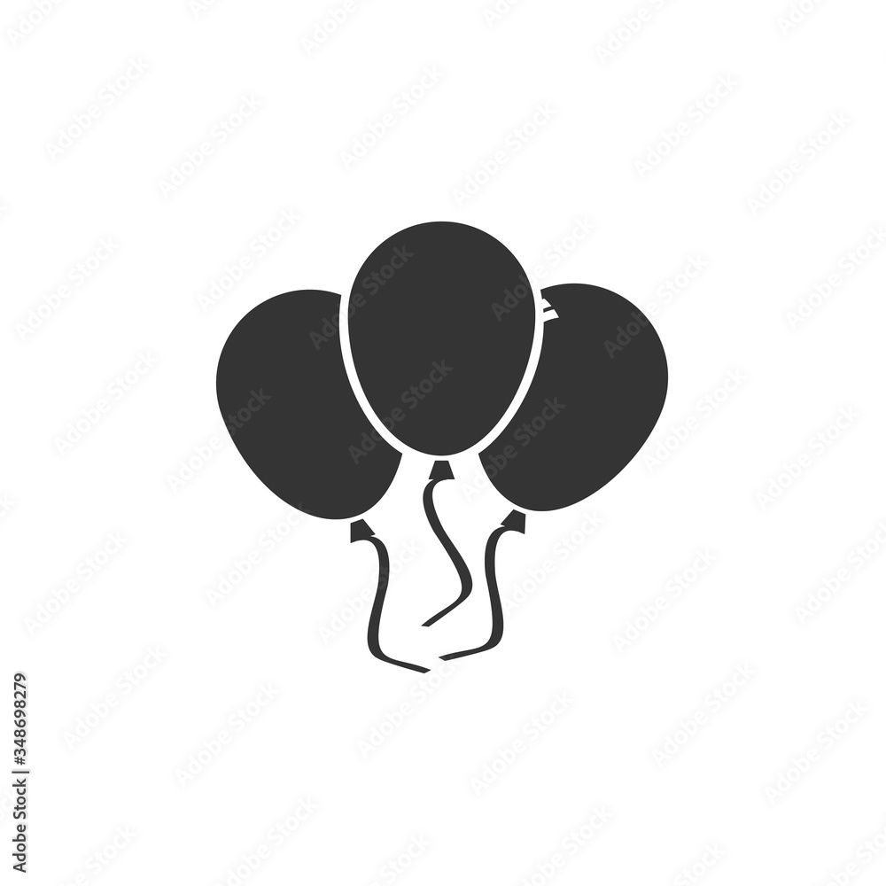 balloons icon vector illustration design balloons icon vector illustration design