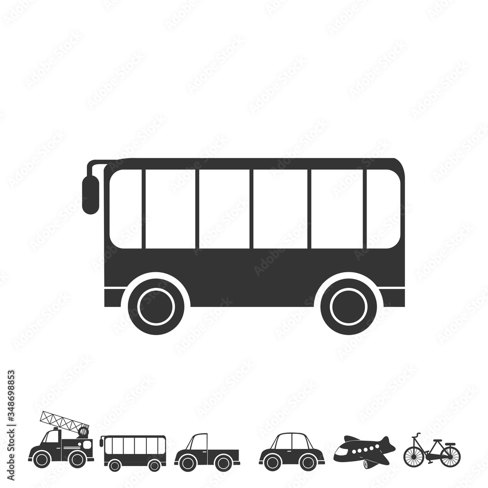 bus toy car icon vector illustration design bus toy car icon vector illustration design