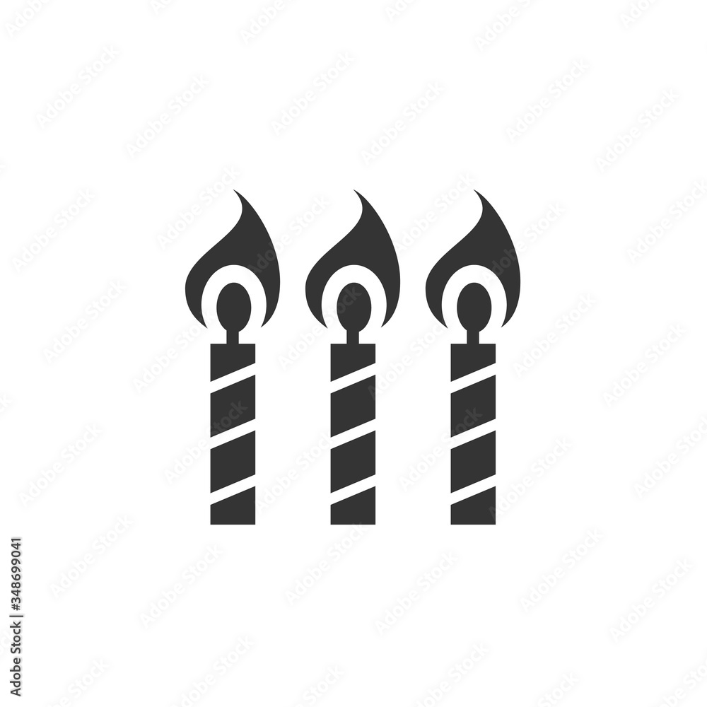 birthday candles icon vector illustration design birthday candles icon vector illustration design