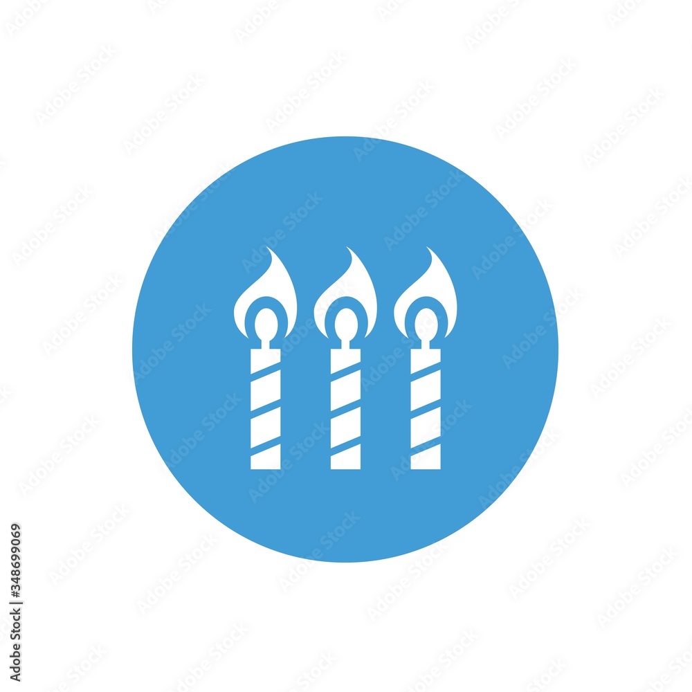 birthday candles icon vector illustration design birthday candles icon vector illustration design