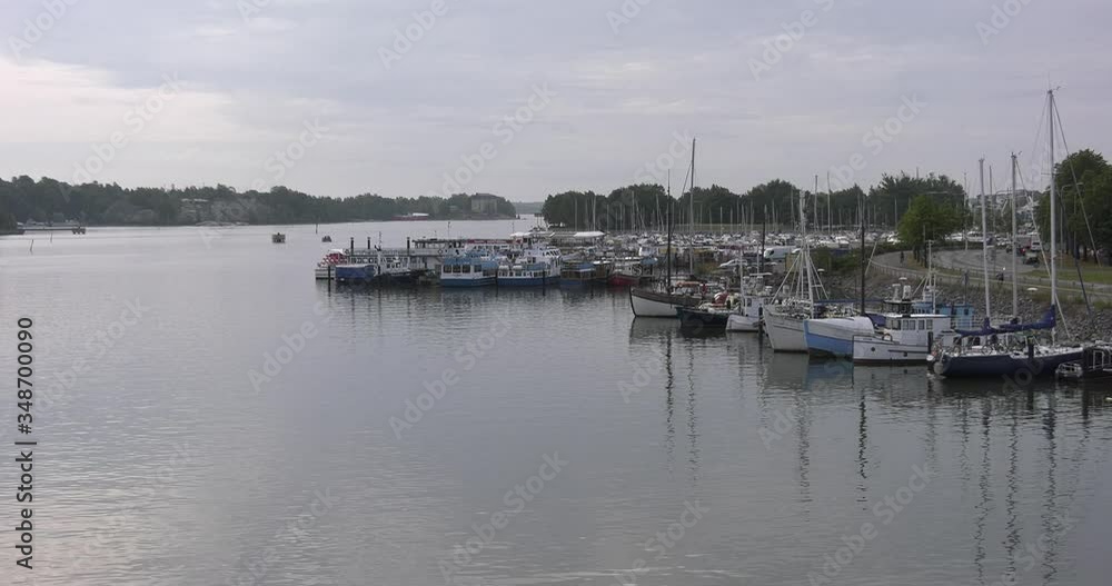 4K Helsinki Baltic Sea Finnish Bay lagoon, yachts, cruise liners view on cloudy summer day video in Finland, northern Europe 4K Helsinki Baltic Sea Finnish Bay lagoon, yachts, cruise liners view on cloudy summer day video in Finland, northern Europe