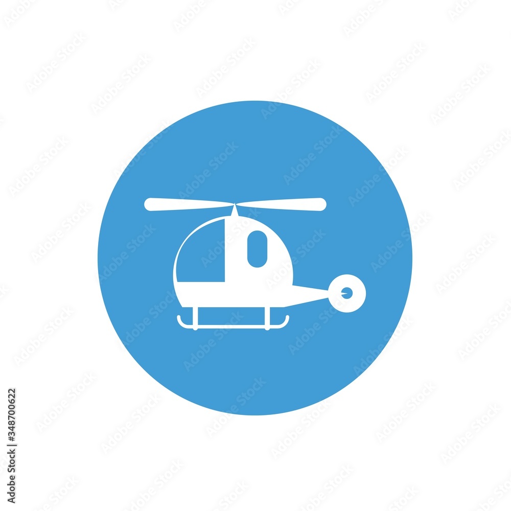helicopter toy icon vector illustration design