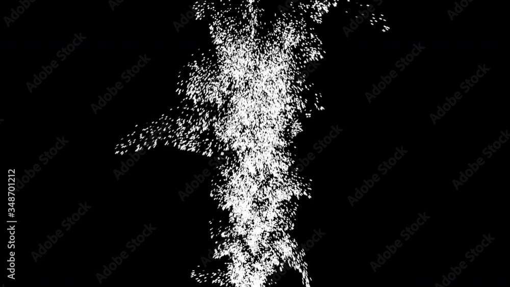 A series of shots striking in a line from the top down, and producing sparks and smoky trails. Yellow hues. Separated on pure black background, contains alpha channel. A series of shots striking in a line from the top down, and producing sparks and smoky trails. Yellow hues. Separated on pure black background, contains alpha channel.