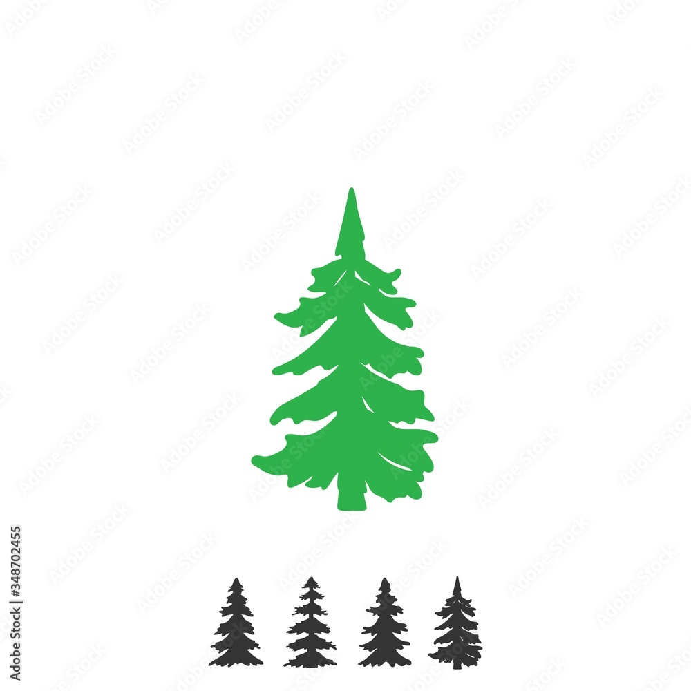 pine tree icon vector illustration design