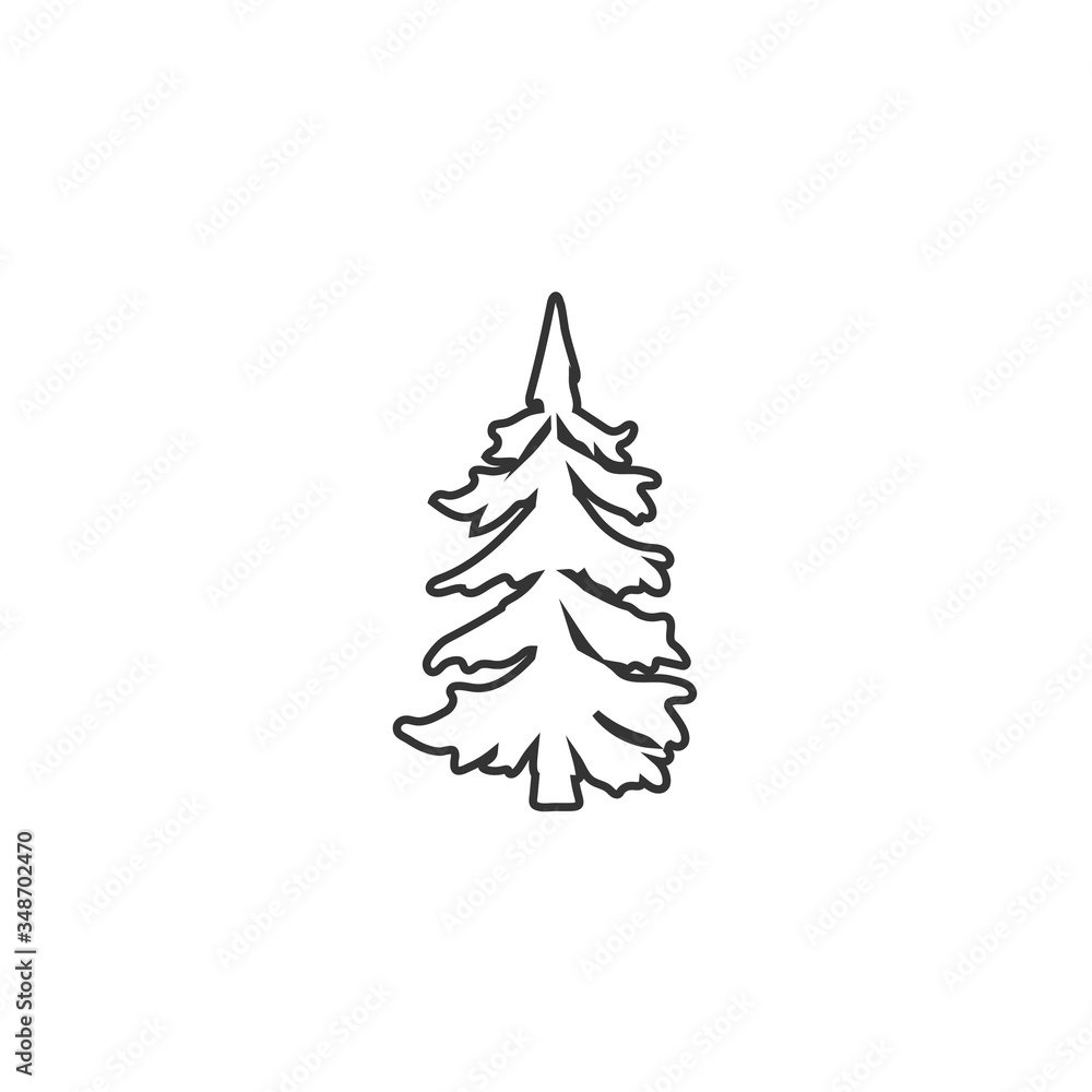 pine tree icon vector illustration design pine tree icon vector illustration design