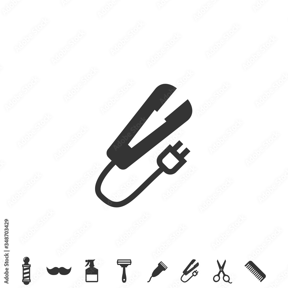 hair straightener icon vector illustration design hair straightener icon vector illustration design
