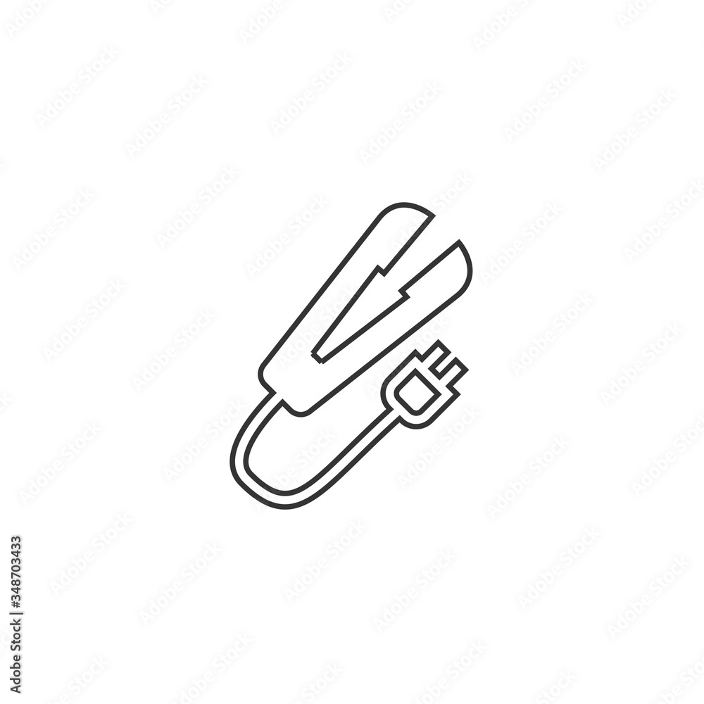 hair straightener icon vector illustration design hair straightener icon vector illustration design