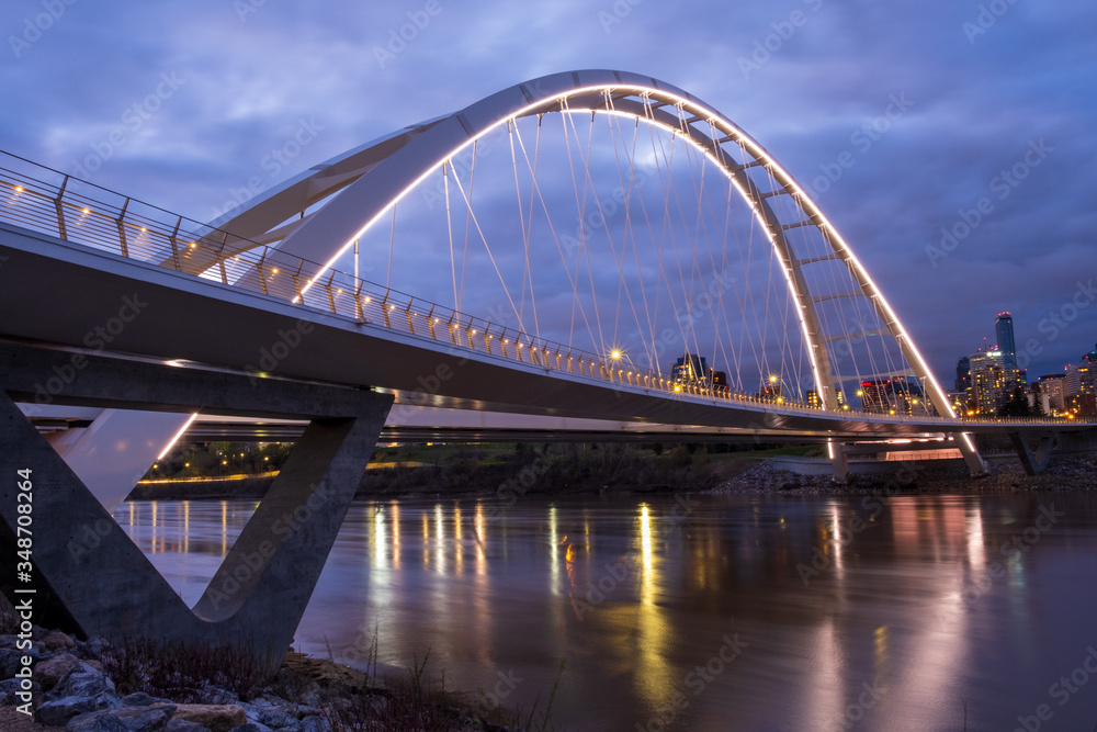 Edmonton Bridge at Night