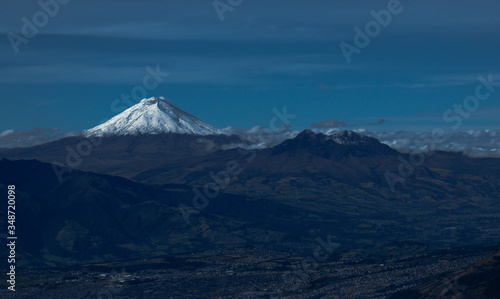 Cotopaxi volcano in Ecuador