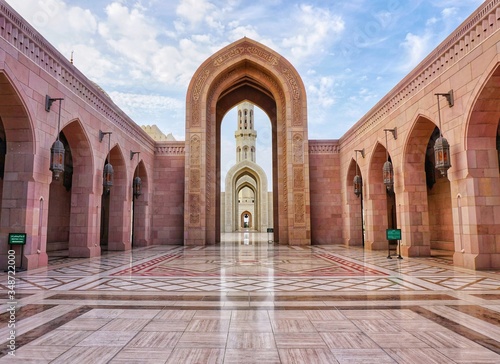 Interior of a Mosque in Oman