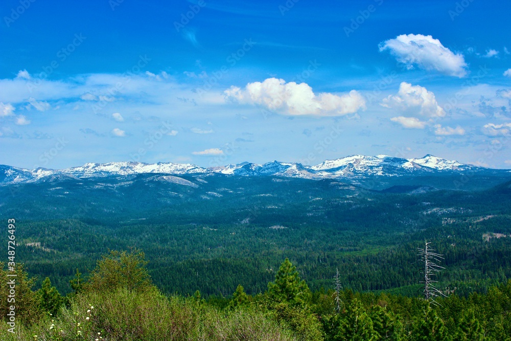 Fototapeta premium mountain landscape with clouds