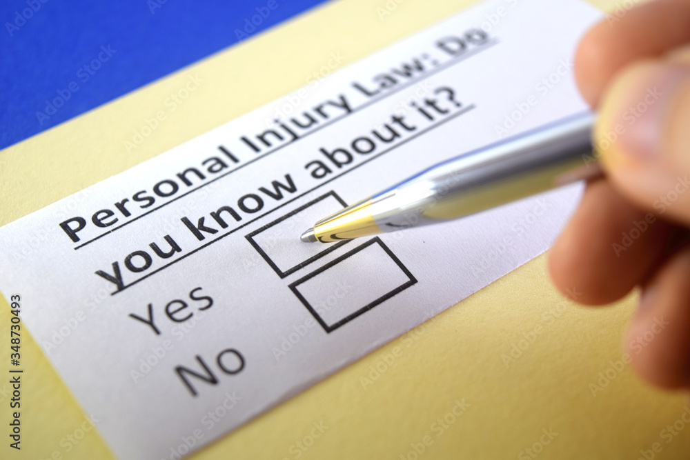 One person is answering question about personal injury law. One person is answering question about personal injury law.