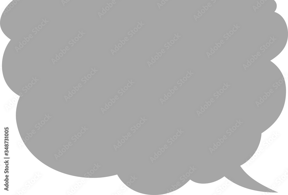 Cute Cartoon Cloudy clouds Speech bubble Cute Cartoon Cloudy clouds Speech bubble