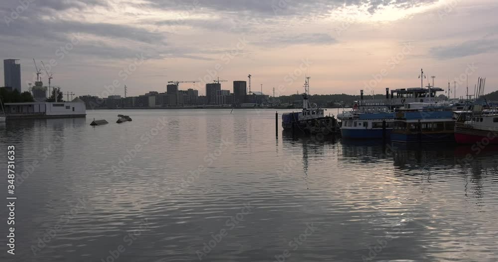 4K Helsinki Baltic Sea Finnish Bay lagoon, yachts, cruise liners view on cloudy summer day video in Finland, northern Europe 4K Helsinki Baltic Sea Finnish Bay lagoon, yachts, cruise liners view on cloudy summer day video in Finland, northern Europe