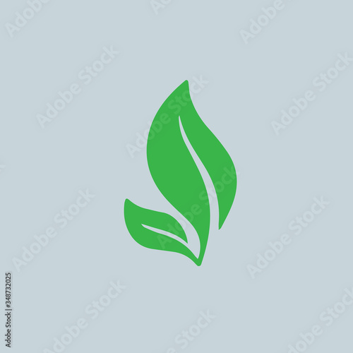 Leaf Logo Plant Eco Green Isolated Nature