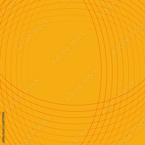 Futuristic and remarkable template or abstract background that made by repeated circular orbit shapes with gradient. It can be used as cover page, business card, etc.