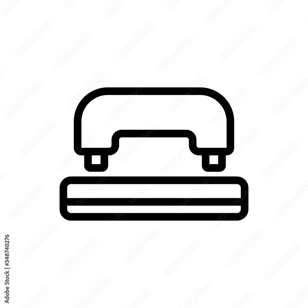 office hole punch front view icon vector. office hole punch front view sign. isolated contour symbol illustration office hole punch front view icon vector. office hole punch front view sign. isolated contour symbol illustration