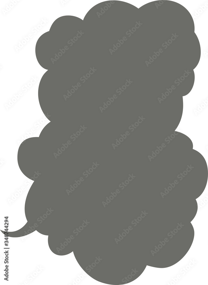 Vertically connected cute cartoon Cloudy cloud speech bubbles Vertically connected cute cartoon Cloudy cloud speech bubbles