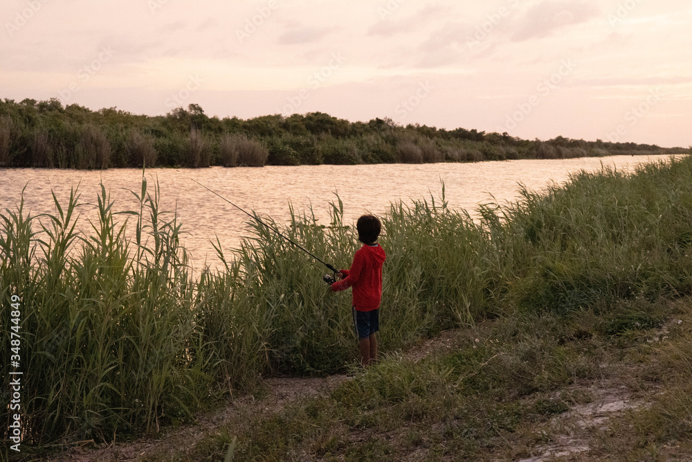 Kid Fishing Kid Fishing
