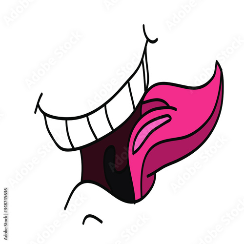 hambre boca cartoon