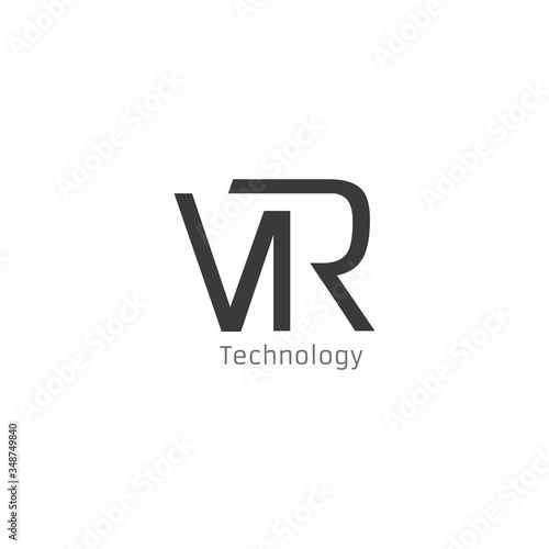Virtual Reality logo and  icon