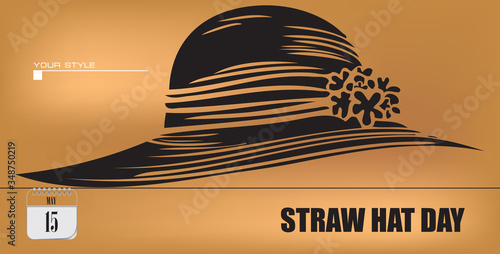 Postcard Straw Hat Day