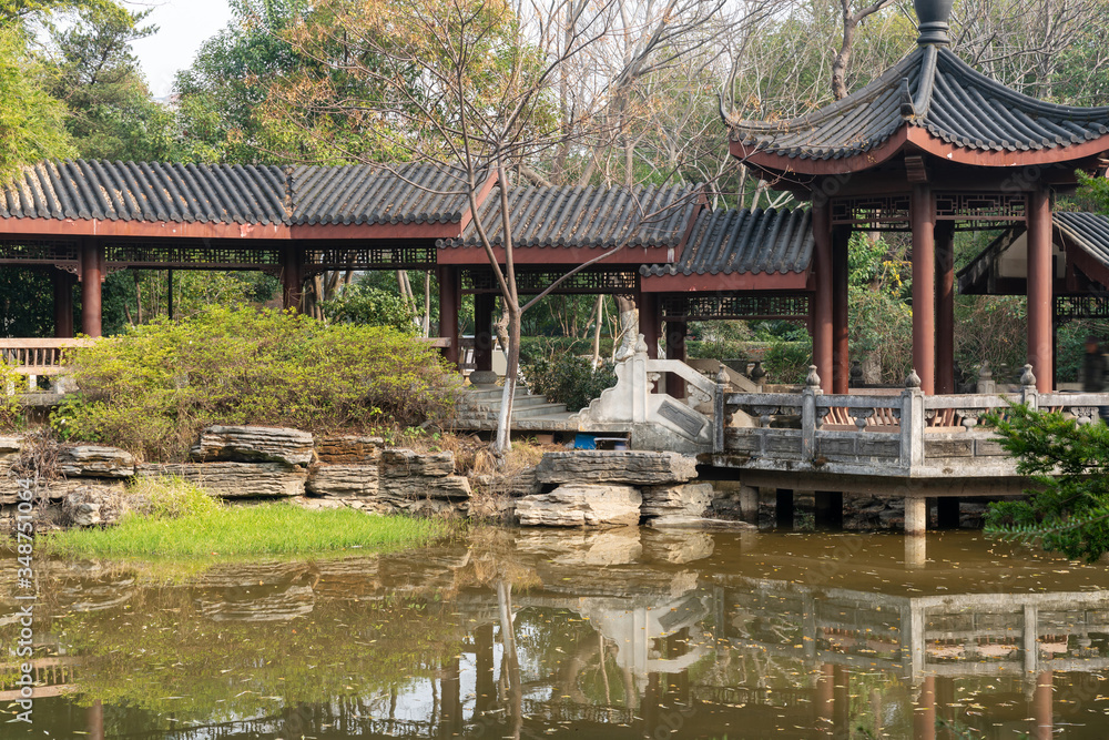 garden of southern Changjiang delta in China garden of southern Changjiang delta in China