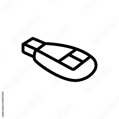 mechanical safety signal car key icon vector. mechanical safety signal car key sign. isolated contour symbol illustration