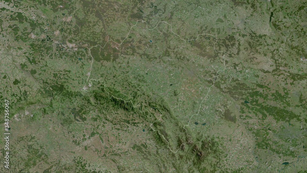 Lower Silesian, Poland - outlined. Satellite Lower Silesian, Poland - outlined. Satellite