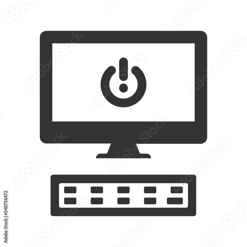 Desktop computer icon