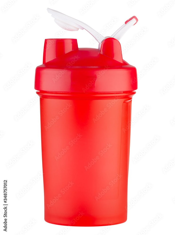 Red bottle shaker for sports Red bottle shaker for sports