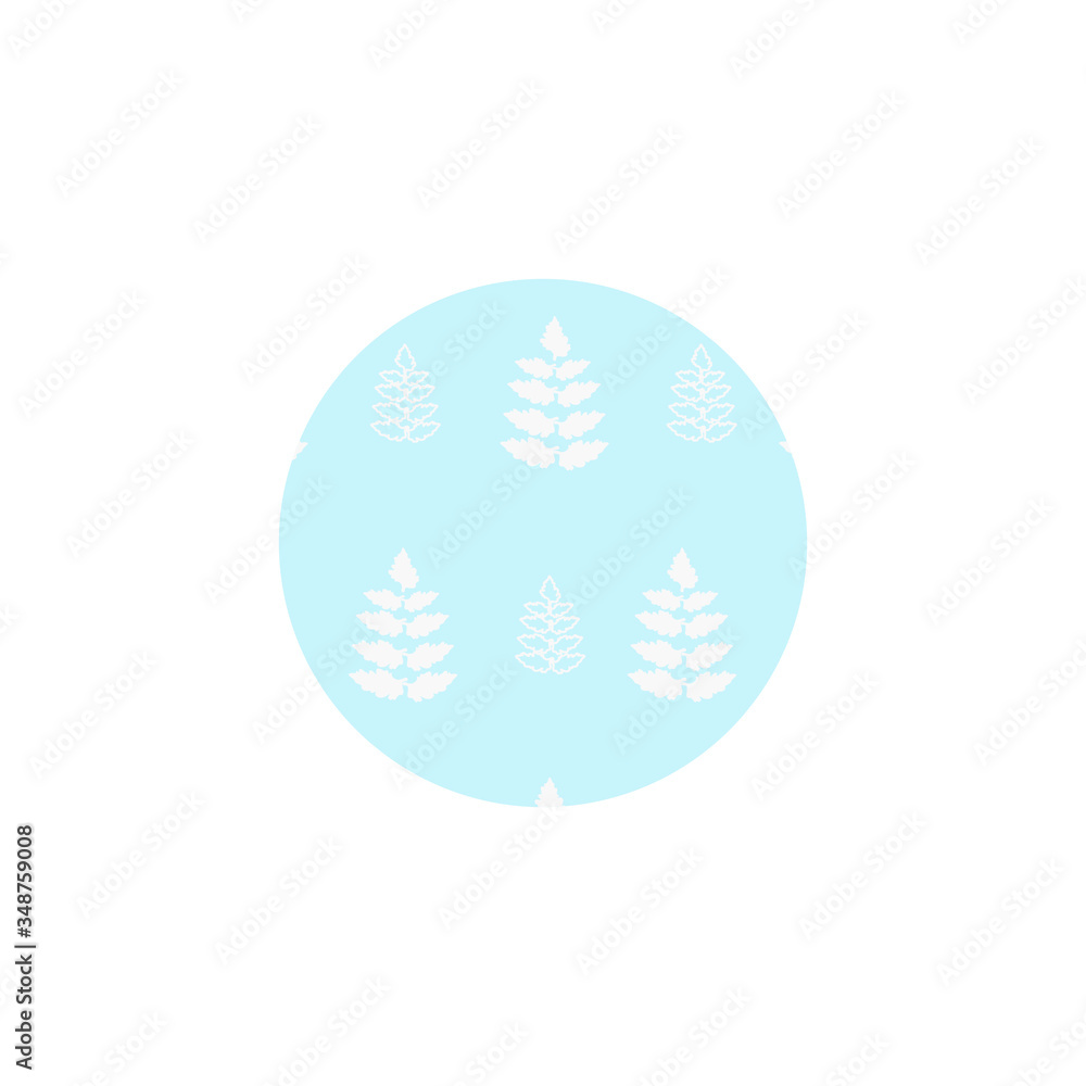 Illustration background with circle pattern