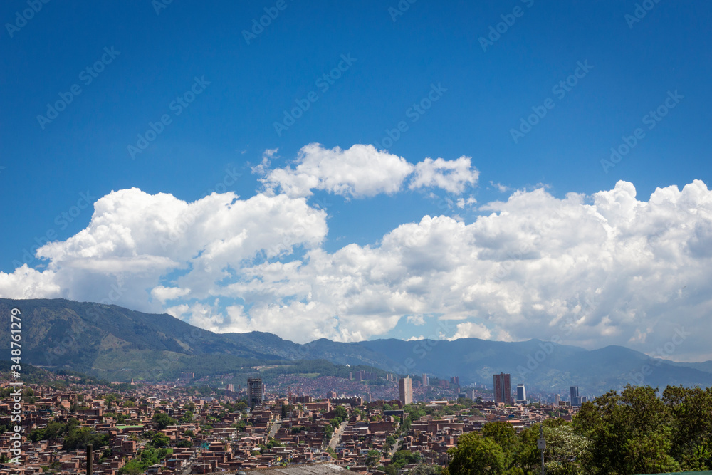 Medellín, Antioquia / Colombia. November 22, 2018. Medellín is the capital of the mountainous province of Antioquia (Colombia). Nicknamed the 