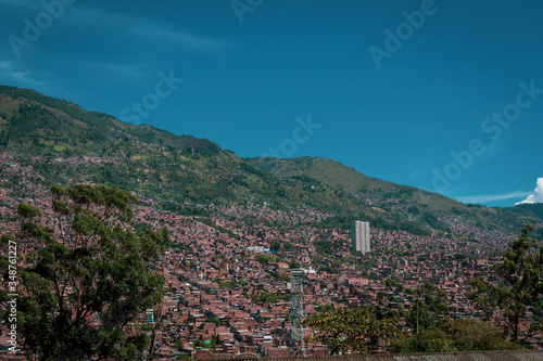 Medellín, Antioquia / Colombia. November 22, 2018. Medellín is the capital of the mountainous province of Antioquia (Colombia). Nicknamed the "city of eternal spring"