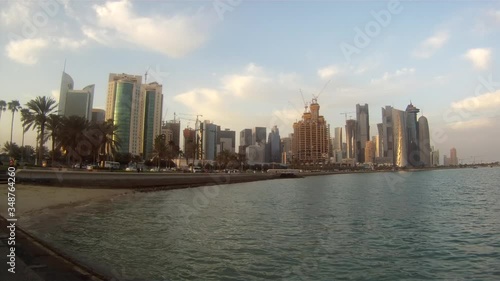 Wallpaper Mural Pan of the West Bay business district in Doha, Qatar Torontodigital.ca