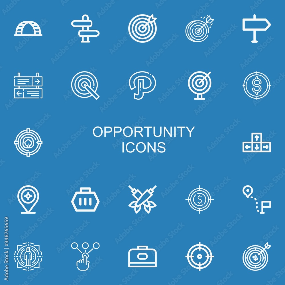 Editable 22 opportunity icons for web and mobile Editable 22 opportunity icons for web and mobile