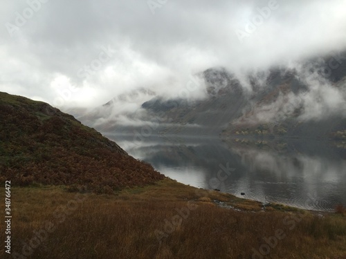 Autumn clouds in the Lake District at Wastwater