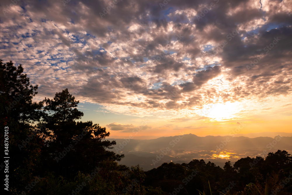 The Mountain at The Sunrise