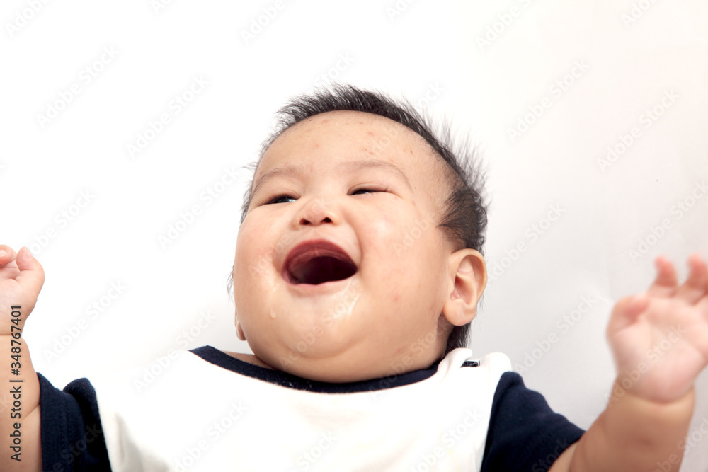 expression of the cute baby expression of the cute baby