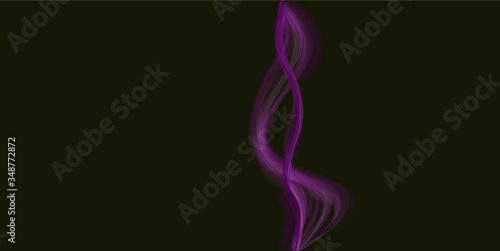 purple light and smoky pattern on black background