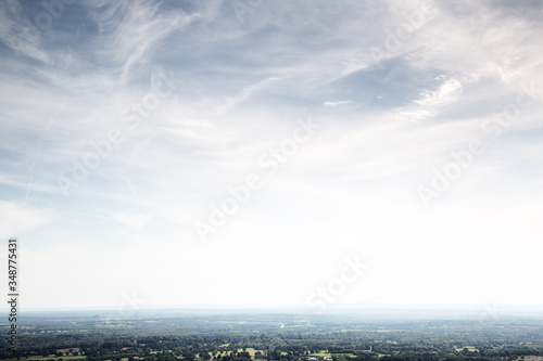 view looking across the valley