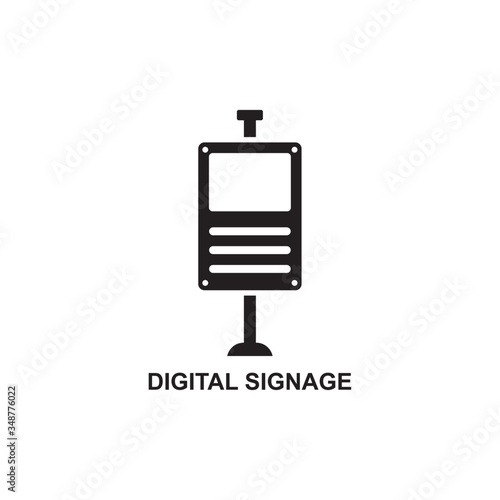 DIGITAL SIGNAGE ICON , BILLBOARD ICON