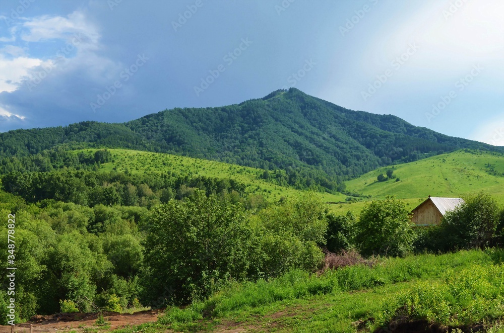 landscape in the mountains