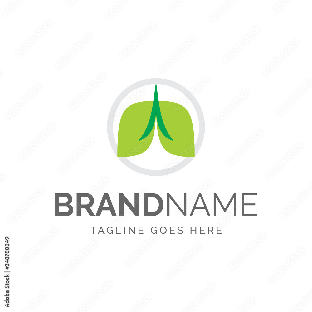 logo of leaves forming lungs logo of leaves forming lungs