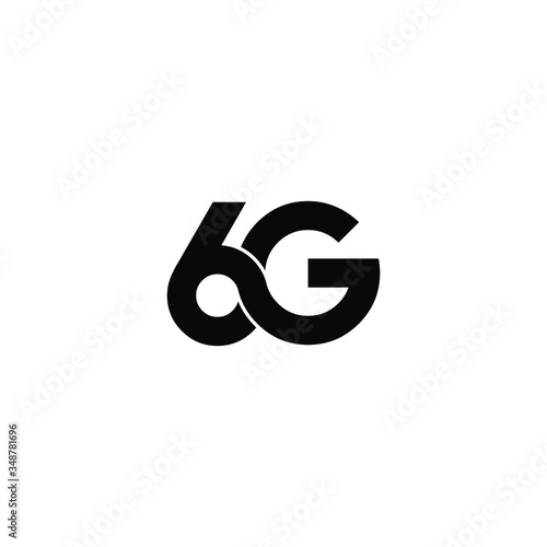 6g letter original monogram logo design