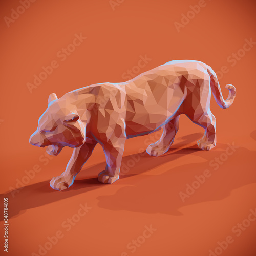 Lowpoly Tiger