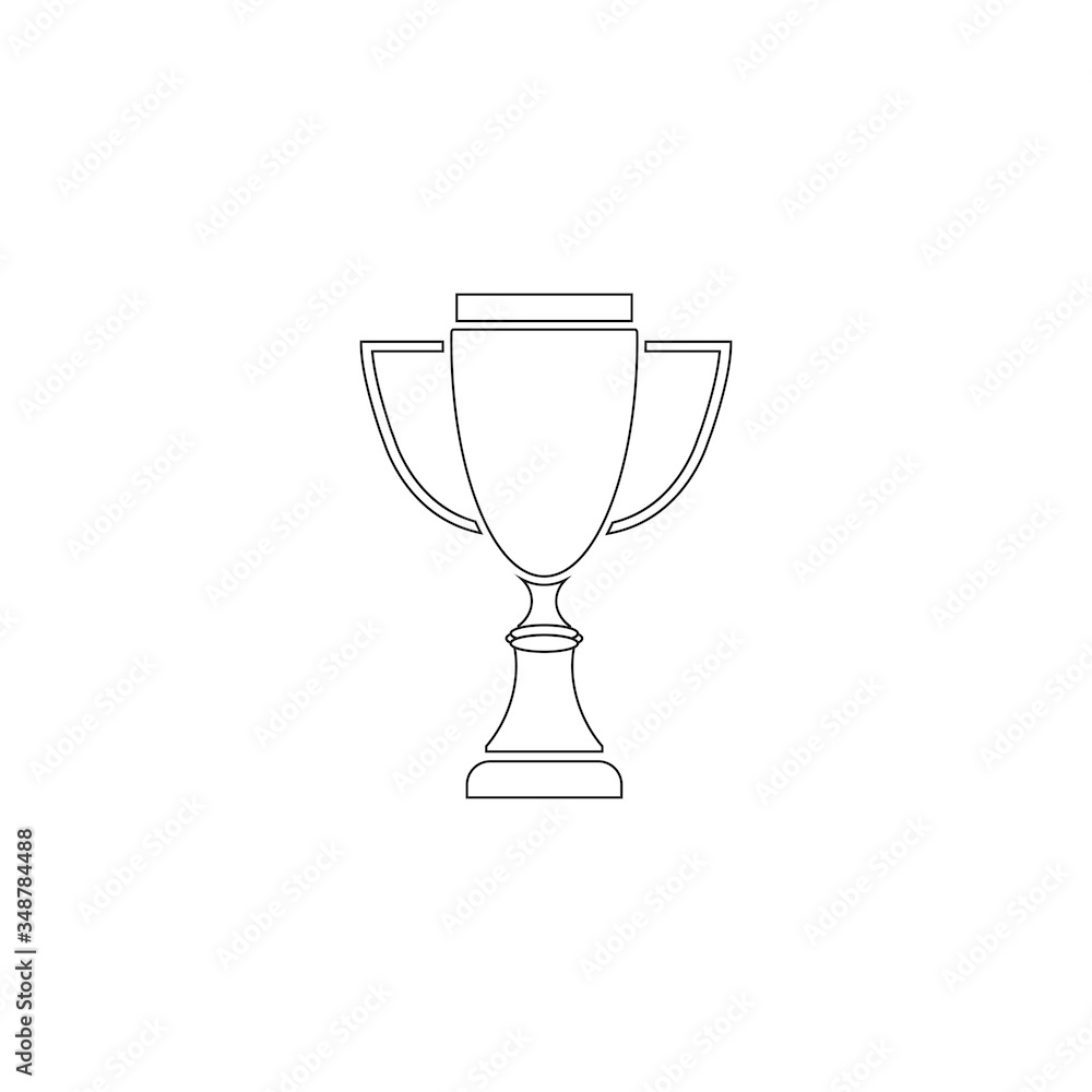 Trophy cup vector icon Trophy cup vector icon