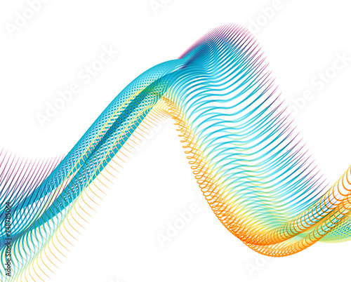 Abstract background blend wave line design for Wallpaper, Banner, Background, Card, Book Illustration, landing page