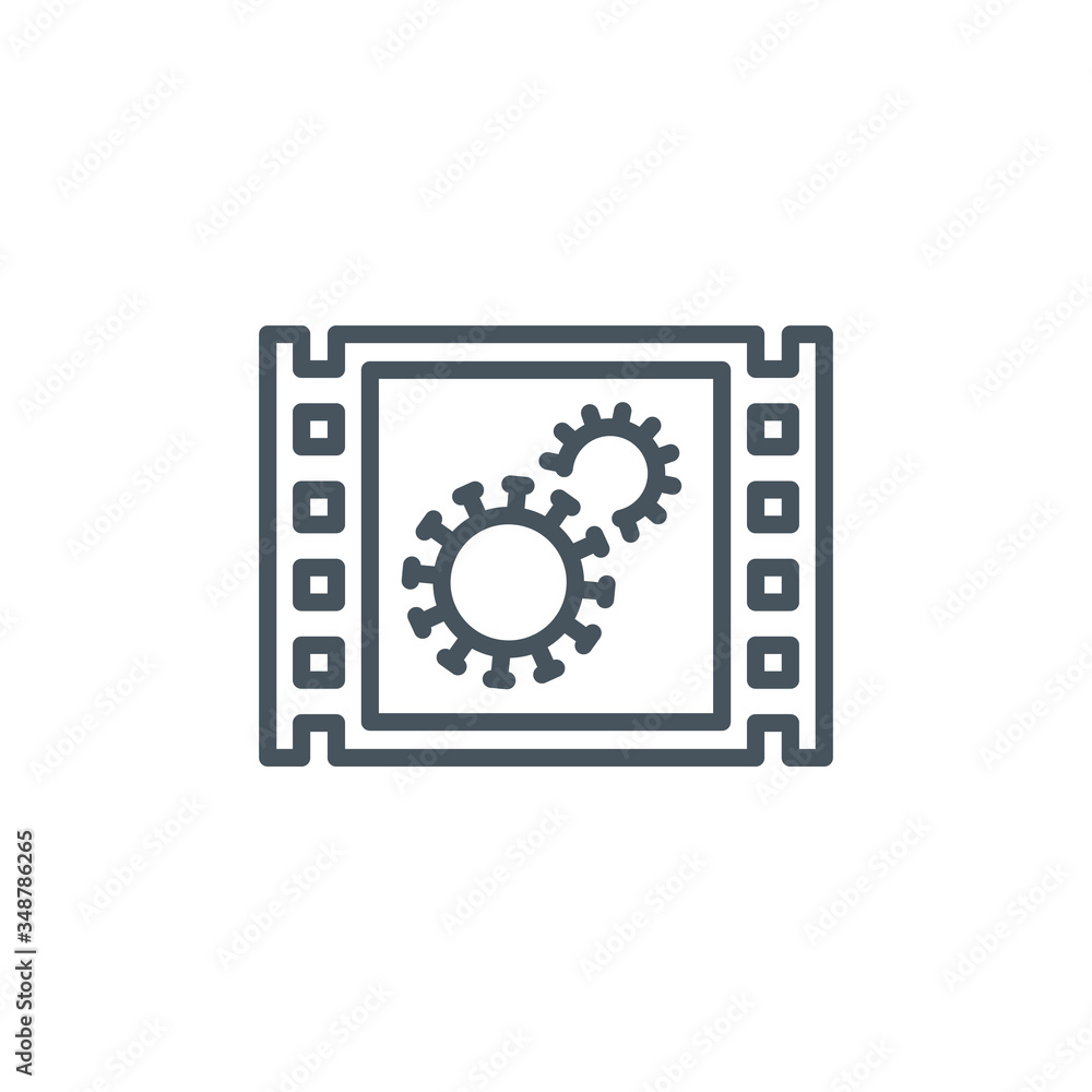 infographic Coronavirus single line icon isolated on white background. Perfect outline symbol flip chart information Covid 19 pandemic banner. Quality design element with editable Stroke infographic Coronavirus single line icon isolated on white background. Perfect outline symbol flip chart information Covid 19 pandemic banner. Quality design element with editable Stroke