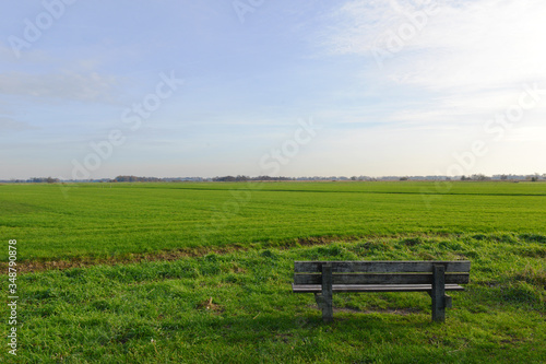 countryside landscape in Giethoorn Netherlands